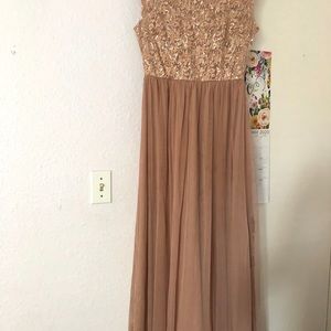 Plush Pink Formal Dress.